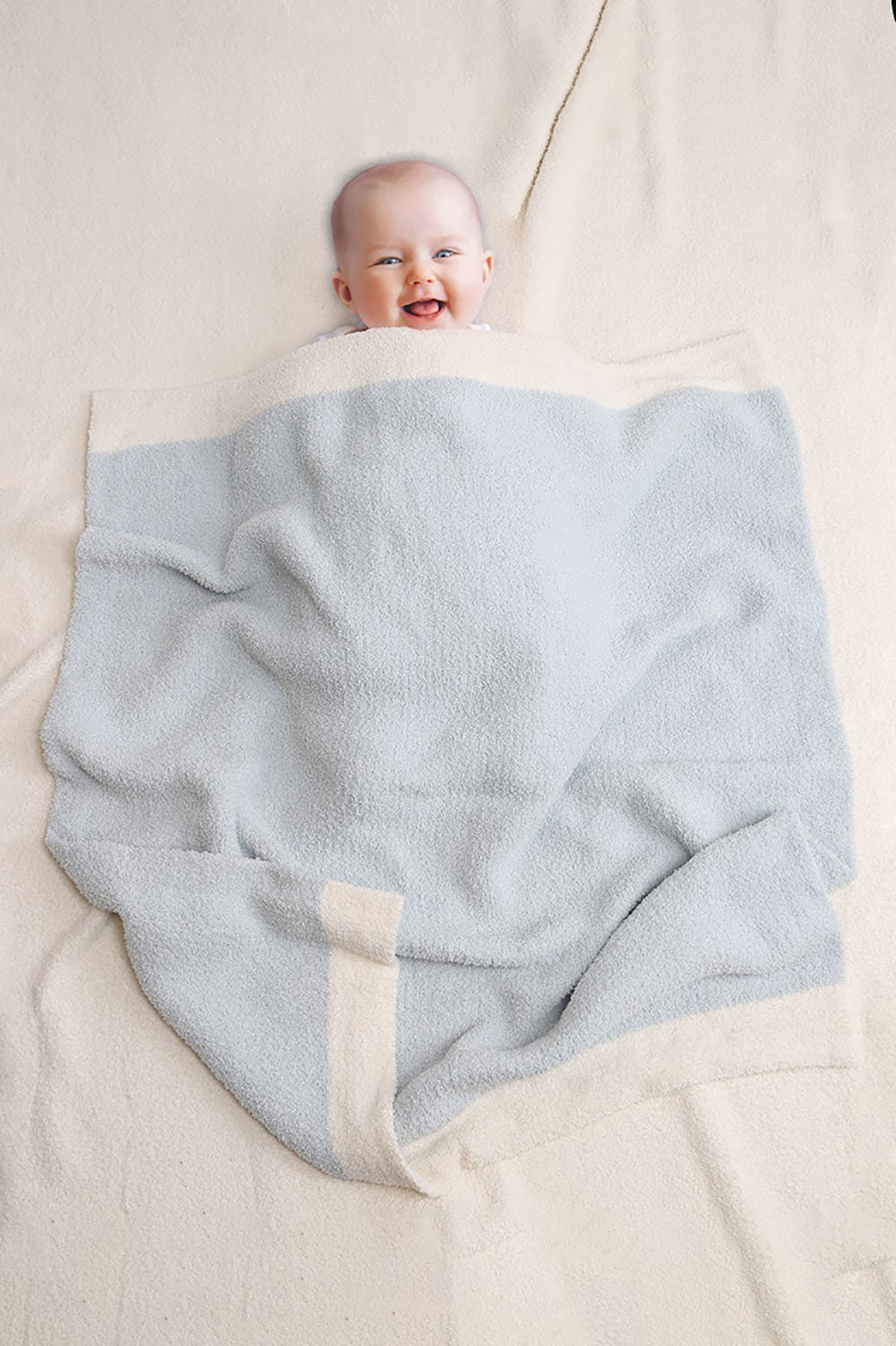 Pastel Colored Reversible Kids Blanket