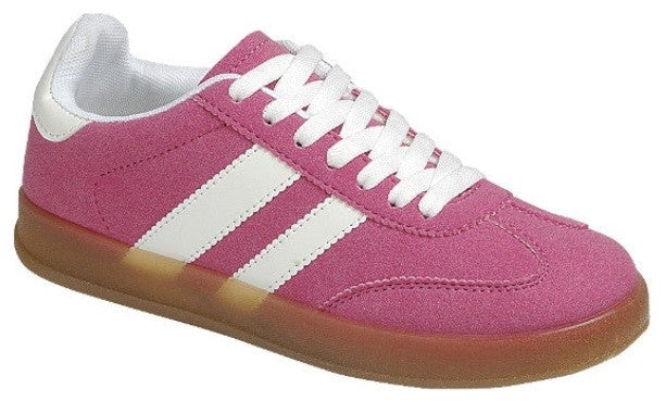 Youth Kids Pink Low Top Sneakers