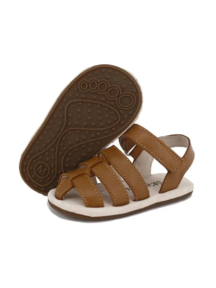 Skeanie Baby & Toddler First/Pre Walker Ziggie Sandals Navy