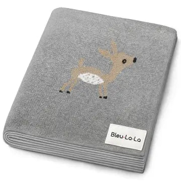 Deer Luxury Cotton Swaddle Baby Blanket