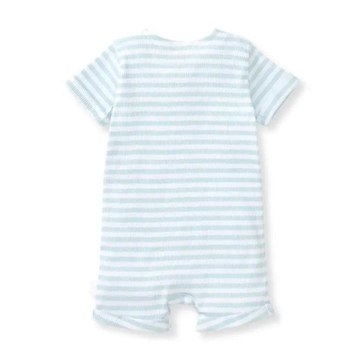 Infant Boys Rib Stripe Romper