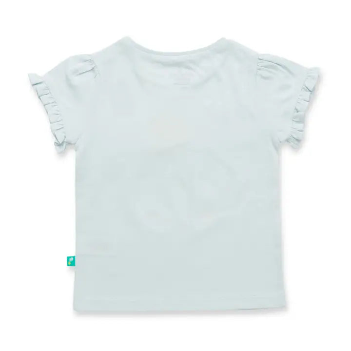 Infant Girls Jellyfish Blushnet Ruffle Sleeve Top