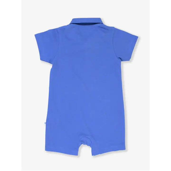 Baby Boys Pique Polo Romper
