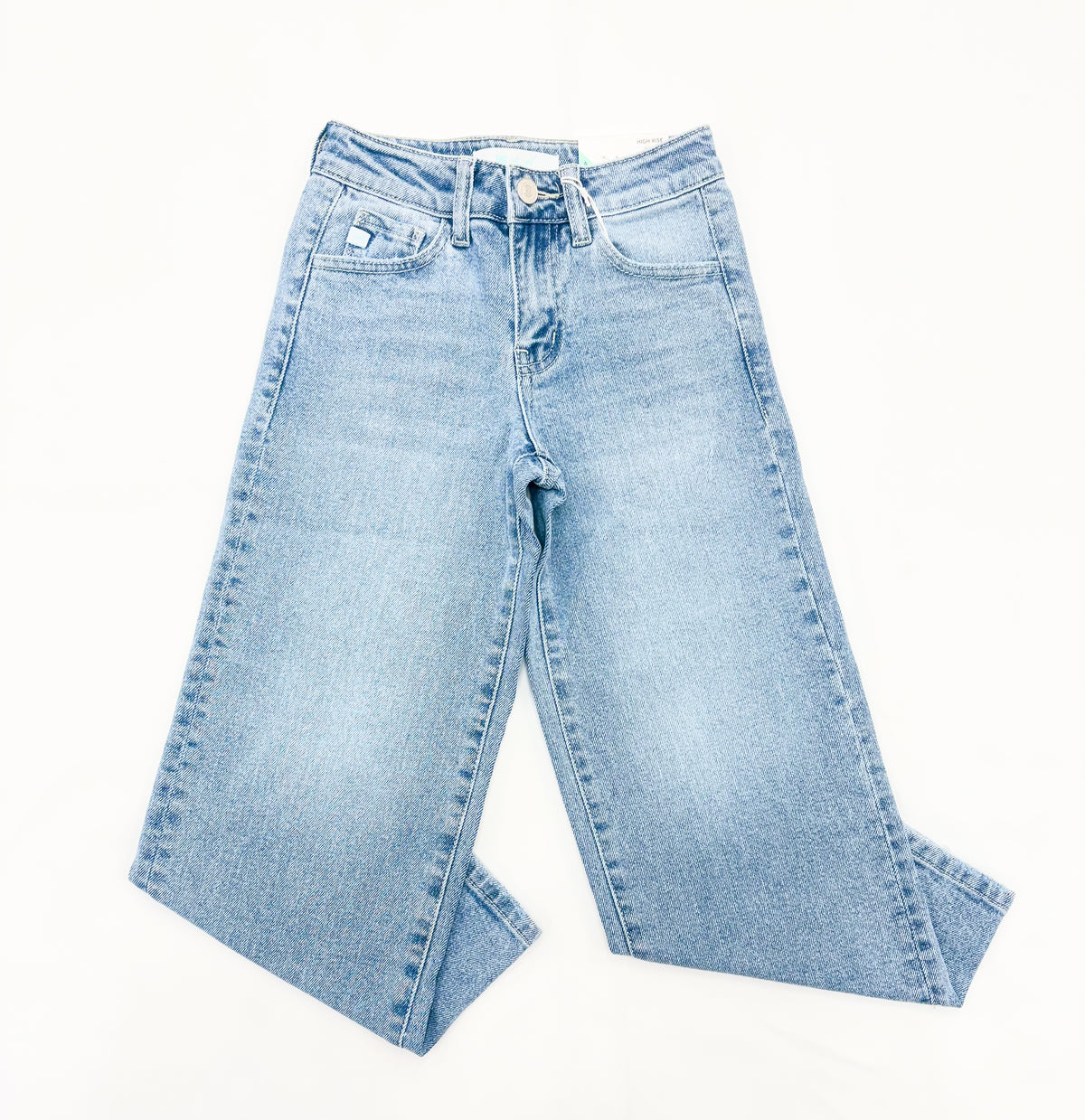 KanCan Youth Girls High Rise Light Wash Jean