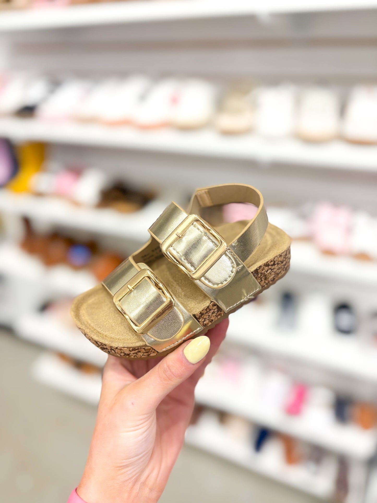 Laura Girls Buckle Closure Platform Sandals