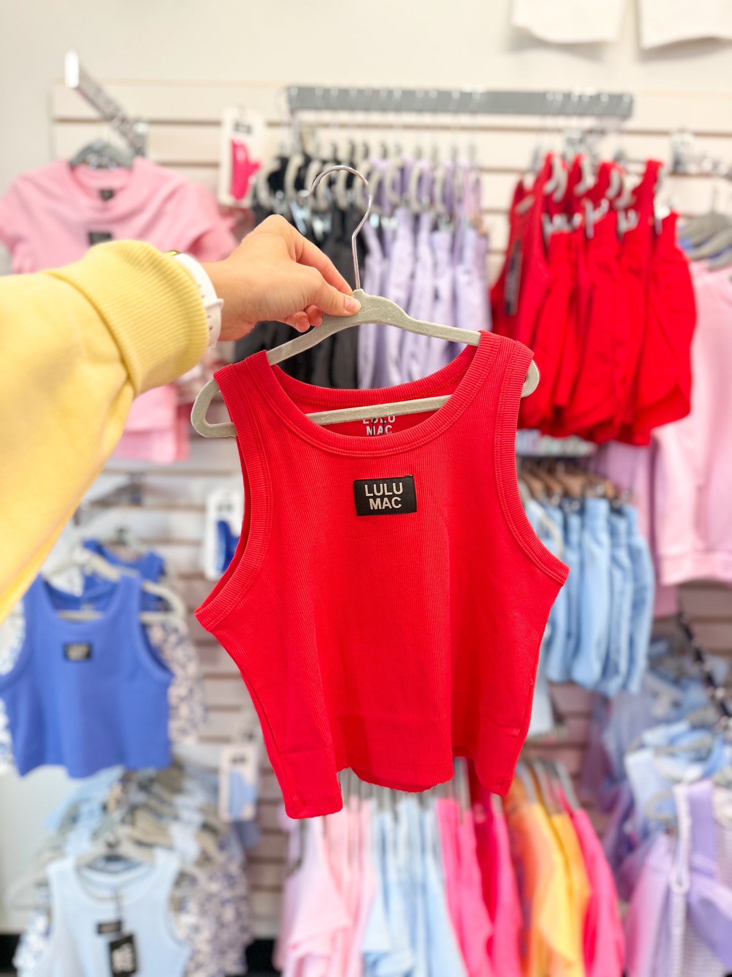 Lulu Mac Kids Solid Tank Top