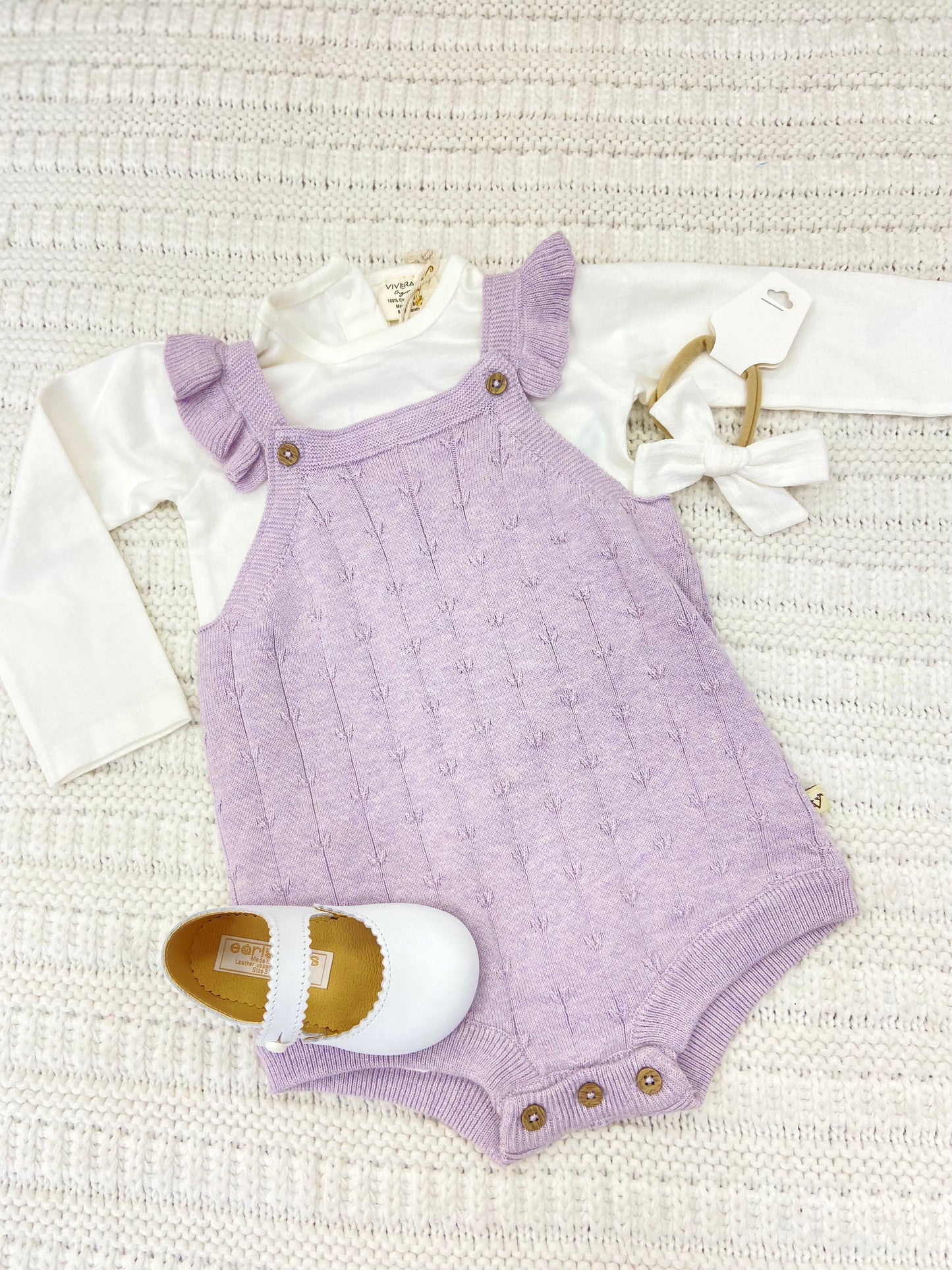 Infant Sleeveless Romper & Bodysuit Set