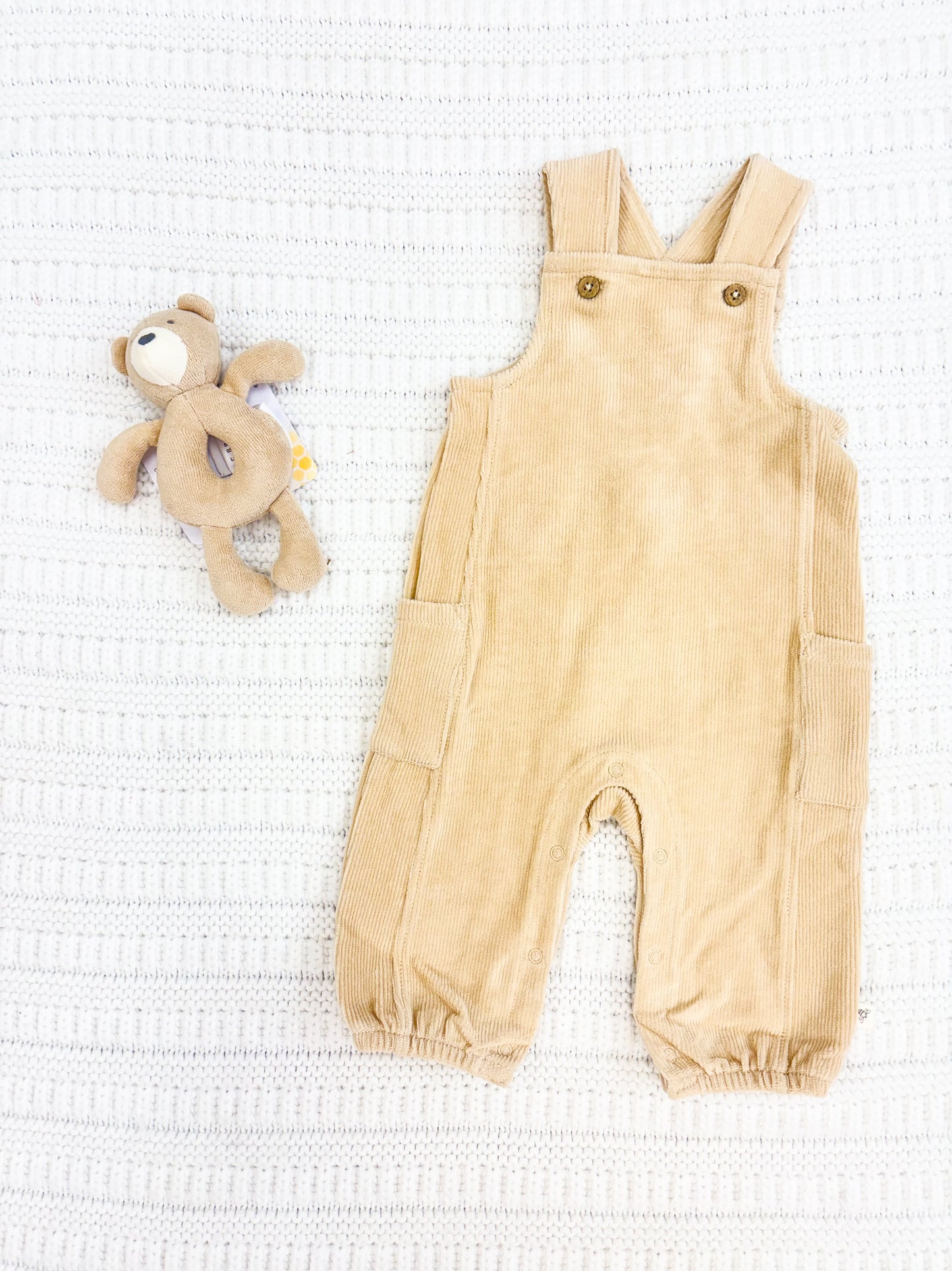 Infant Boy Knit Corduroy Jumpsuit
