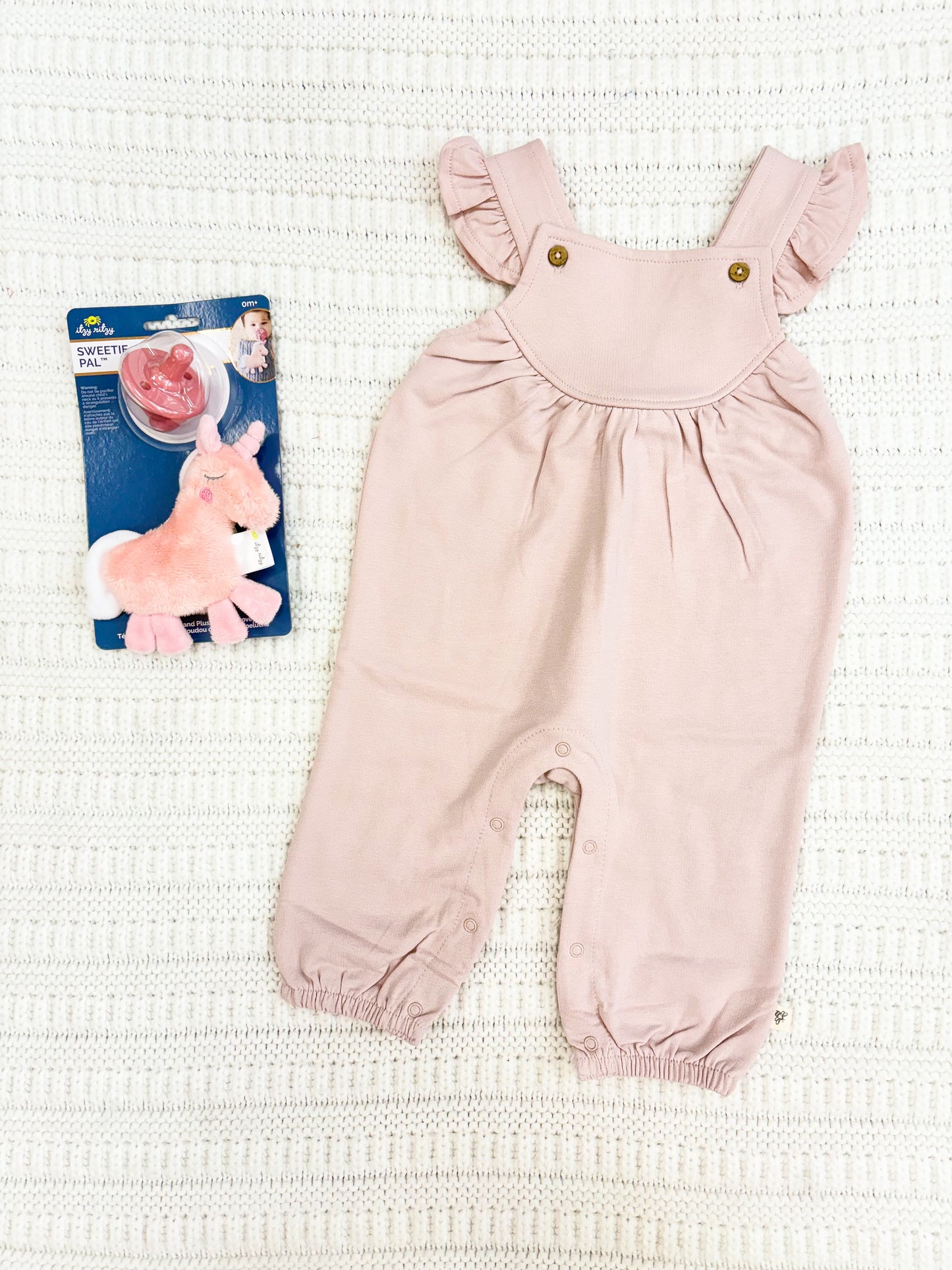 Infant Girl Sleeveless Ruffle Jumpsuit Romper
