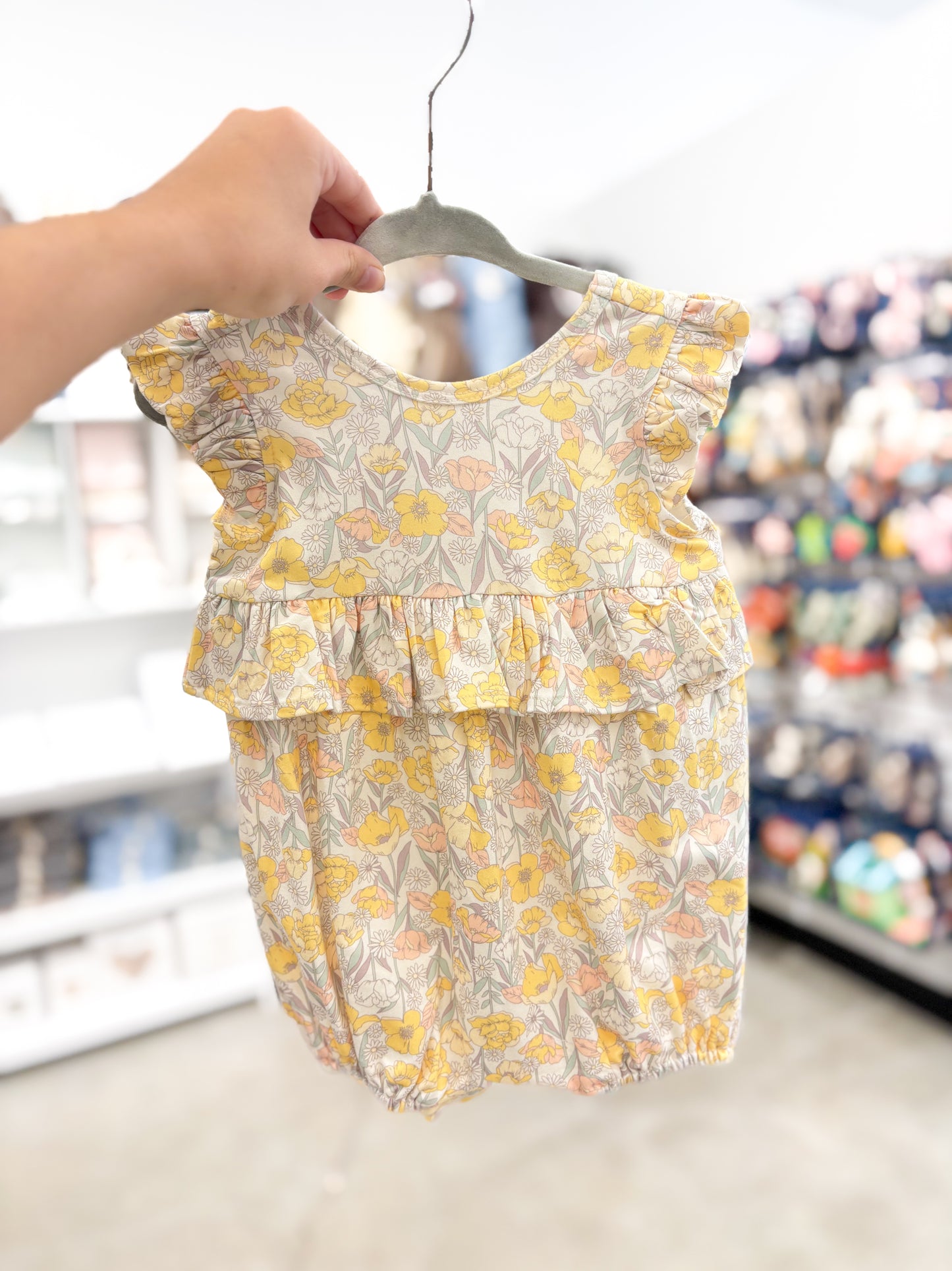Infant Girls Mila Floral Romper