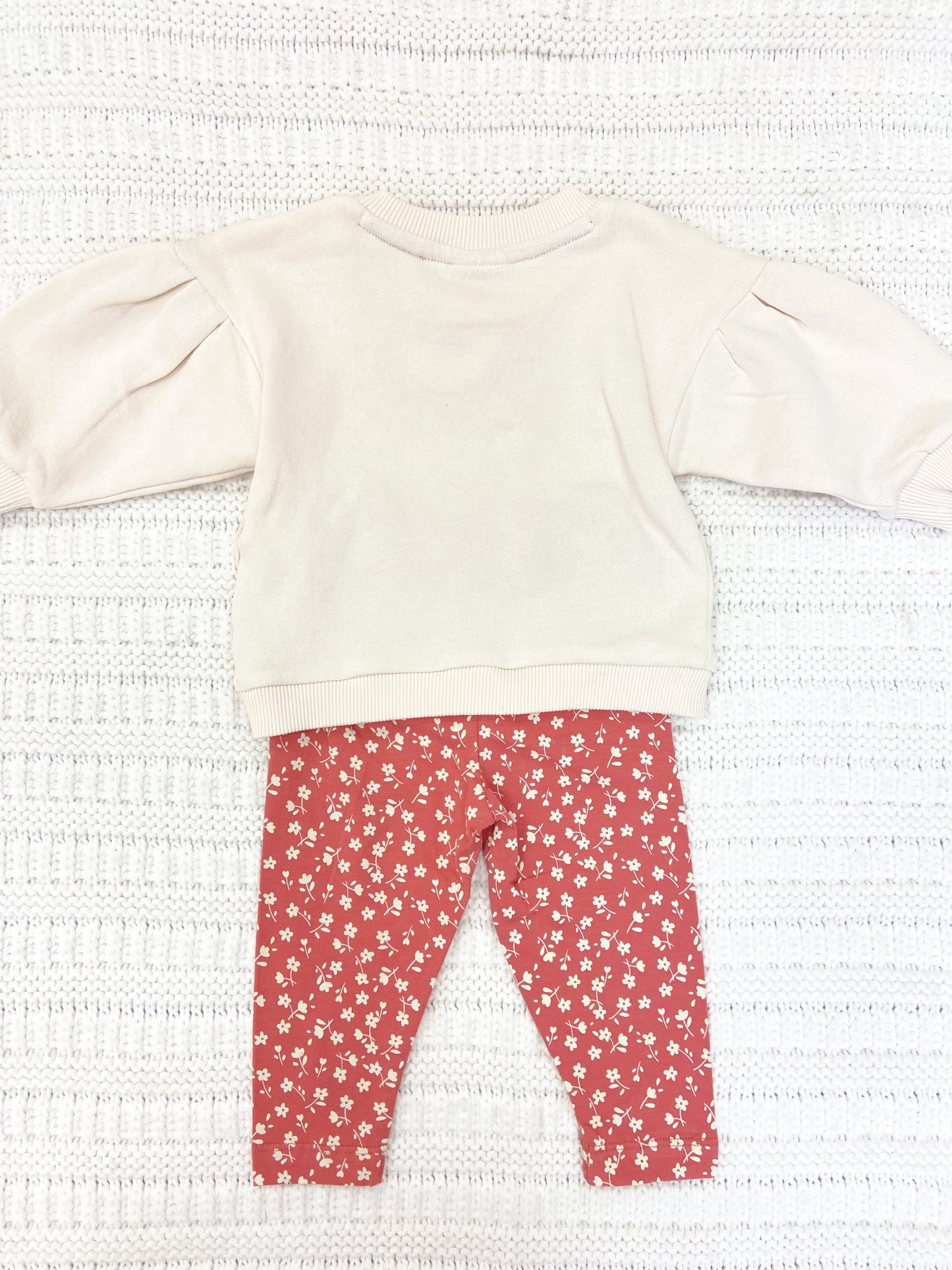 Infant Girls Bloom Floral Sweater & Legging Set