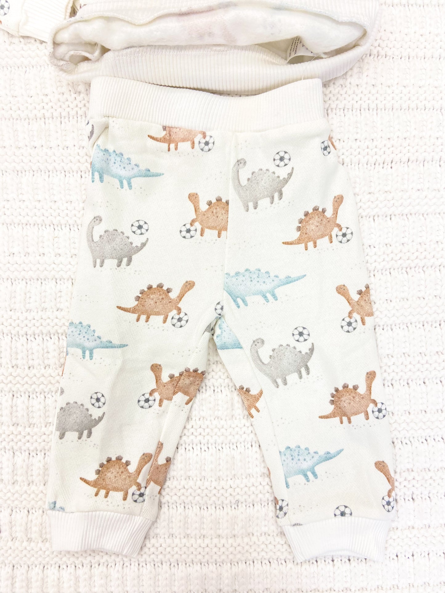 Infant Boys Soccer Dino Top & Pants Set