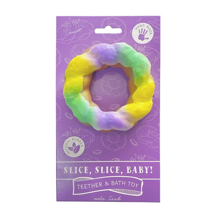 Slice, Slice, Baby! King Cake Teether & Bath Toy