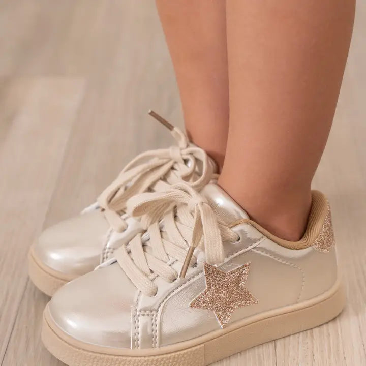 Girls' Sparkle Star Sneaker - Toddler and Youth