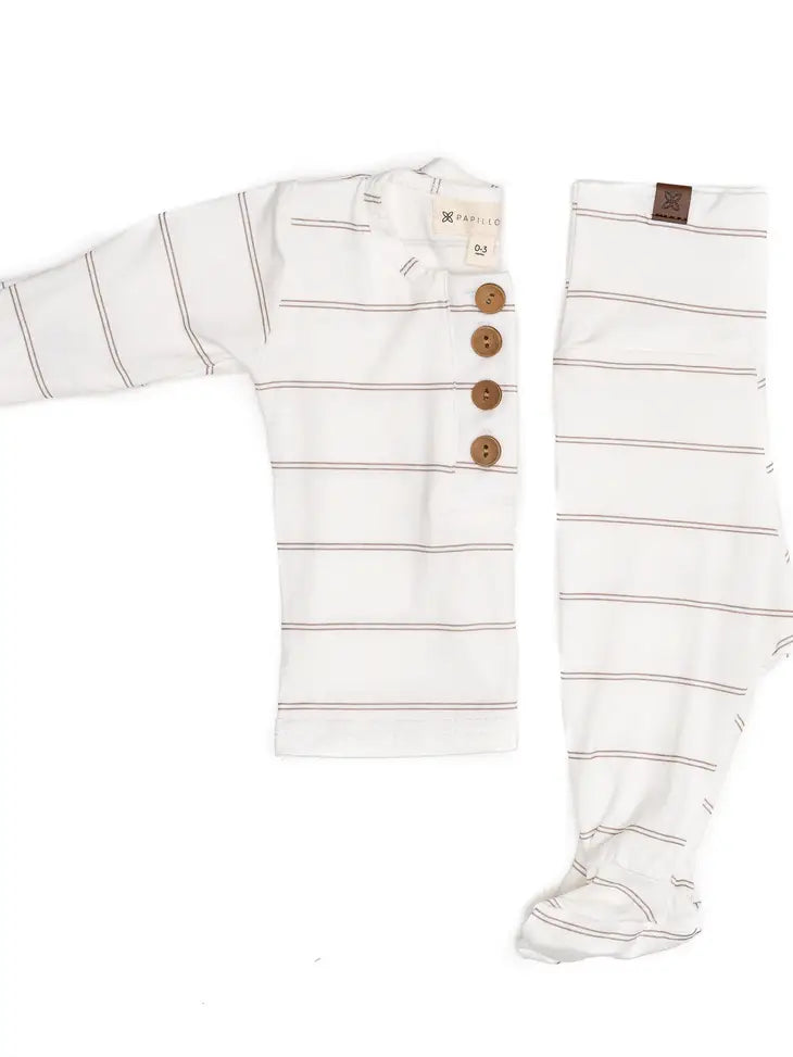 Papillon Bebe Baby Knit Top and Bottom Set