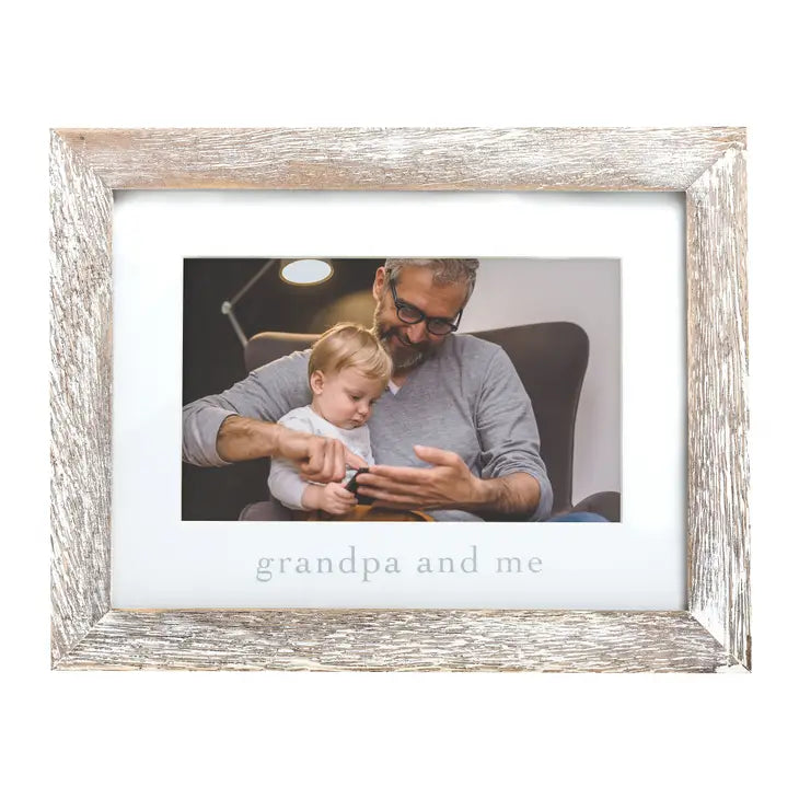 Grandma/Grandpa And Me Sentiment Frame