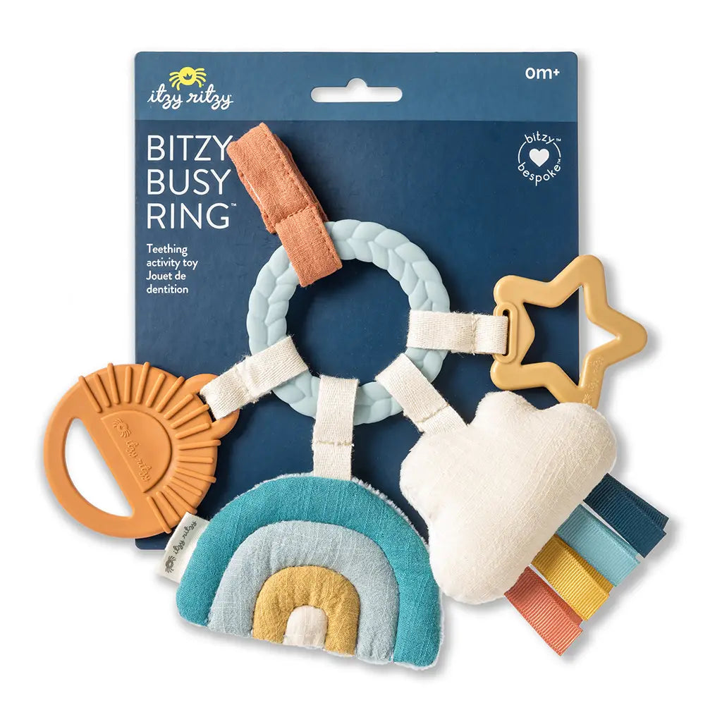 Itzy Ritzy Bitzy Busy Ring Teething Activity Toy Cloud