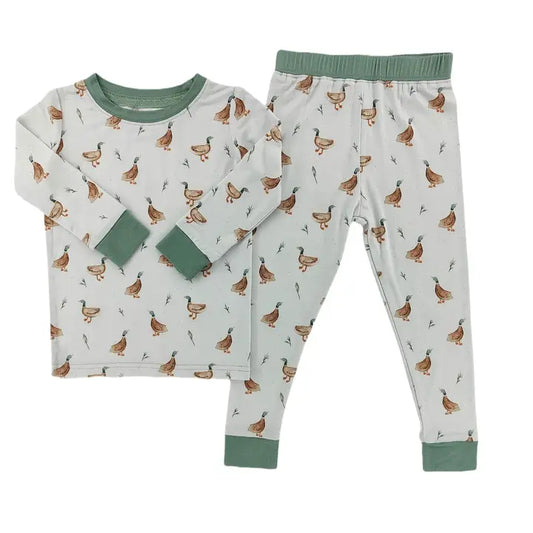 Boys Puddle Ducks Bamboo Set