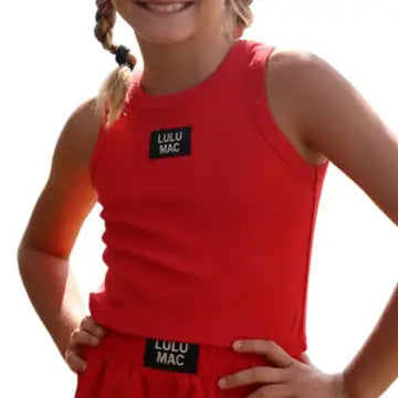 Lulu Mac Youth Girls Tank Top and Shorts Set