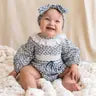 Infant Floral & Lace Romper
