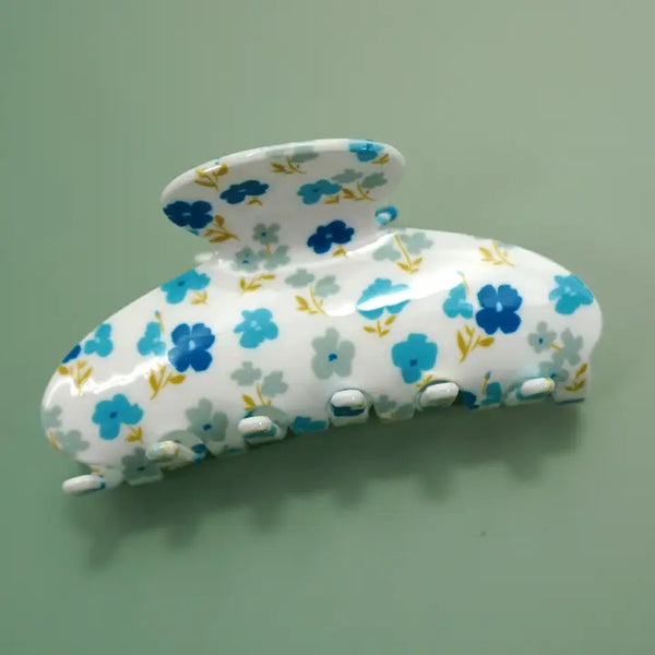 Floral Flower Hair Claw Clip