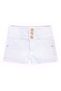 Super Soft Twill Shorts w/ 3 Button and Roll-Up