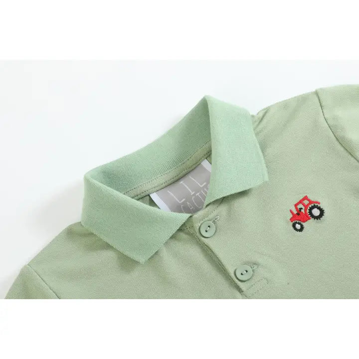Baby & Toddler Boys Tractor Polo Golf Shirt