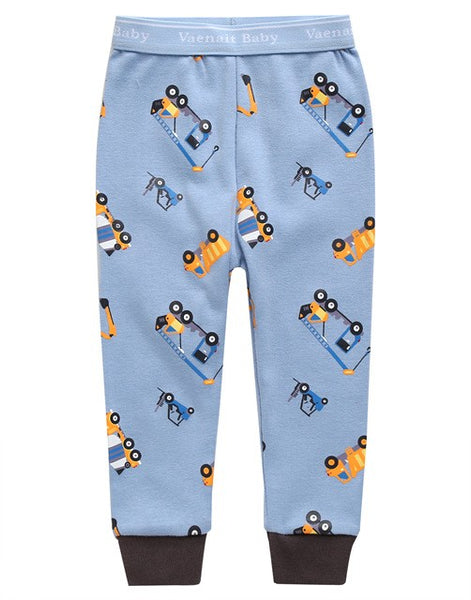 Excavator Long Sleeve Pajama Set