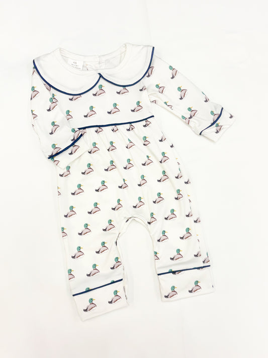 Baby Duck Print Romper