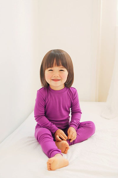 Modal Purple Long Sleeve PJs