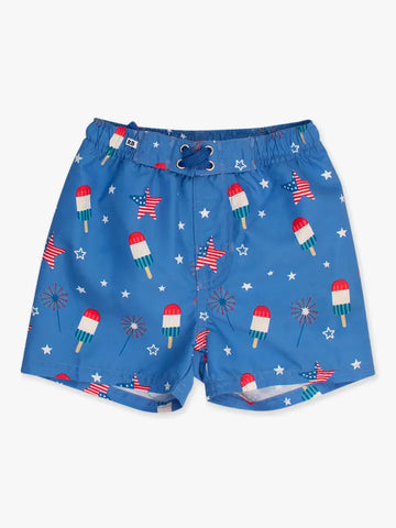 Boys Freedom Firework Swim Trunks