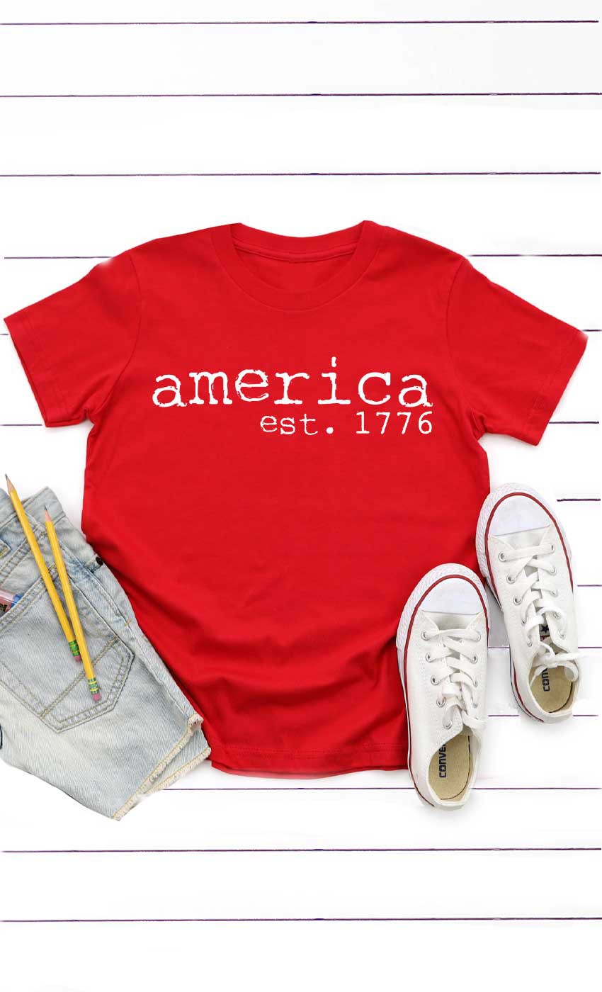 America est.1766 Kids Graphic Tee