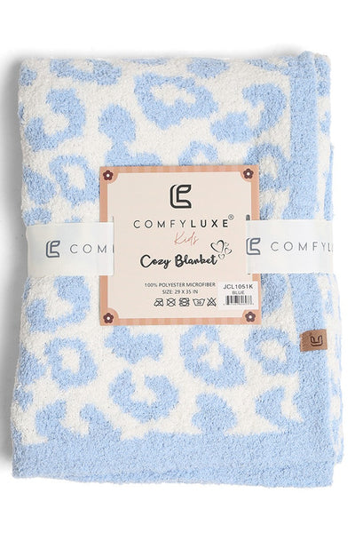 Leopard Patterned Reversible Kids Blanket