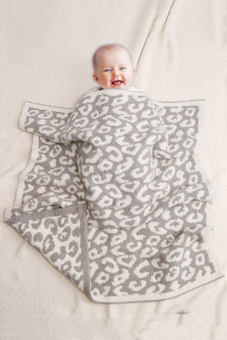 Leopard Patterned Reversible Kids Blanket