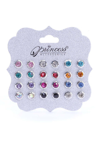 Multi Color Silver Earring Pack