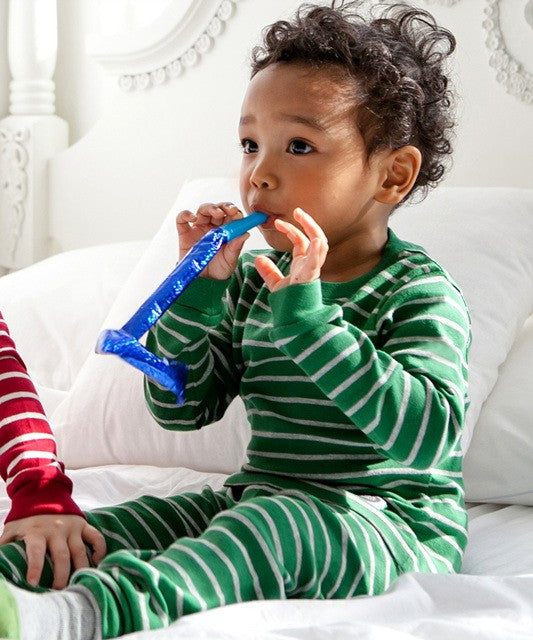 Green Color Pen Long Sleeve PJs