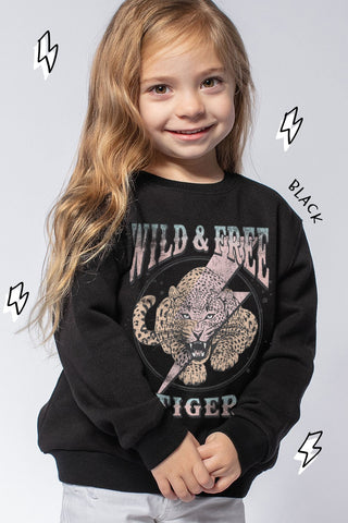 Wild & Free Tiger Graphic Sweatshirt