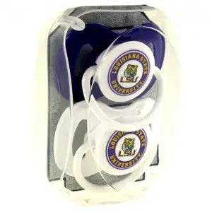 Louisiana State Tigers Pacifier Two Piece Set