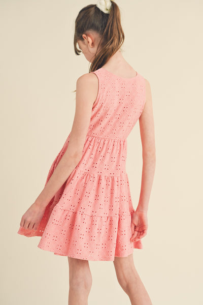 Tiered Eyelet Dress