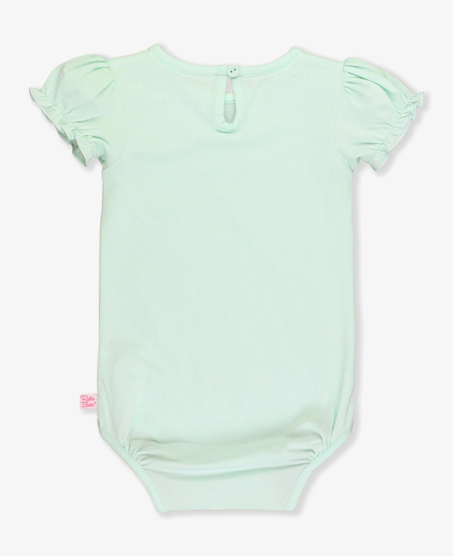 Ruffle Butts Puff Sleeve Knit Bodysuit