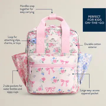 Itzy Bitzy Backpack - Ribbons & Roses