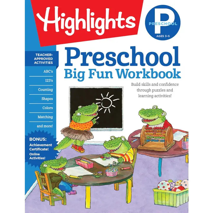Preschool Big Fun Workbook