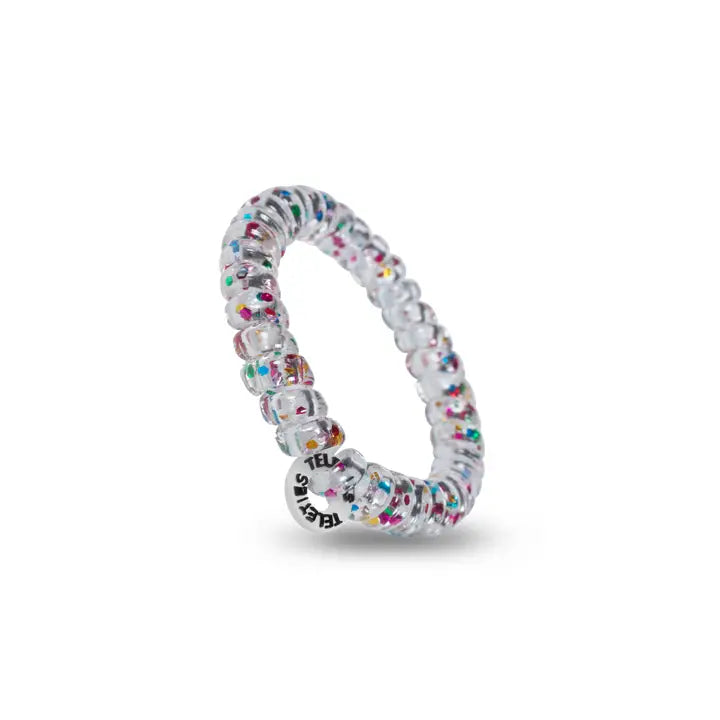 Teleties Spiral Hair Coils (Small) - Confetti Party