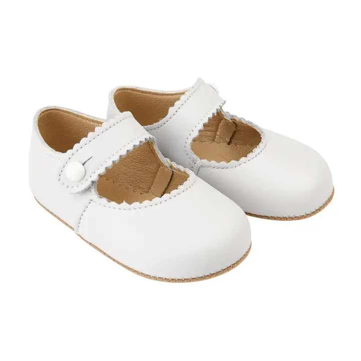 Baby Girls Hard Bottom Closed Toe Dress Shoe