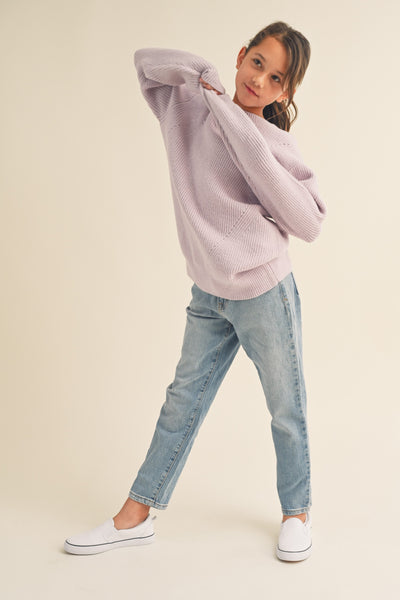 Lavender Crewneck Sweater