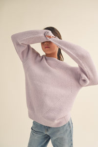 Lavender Crewneck Sweater