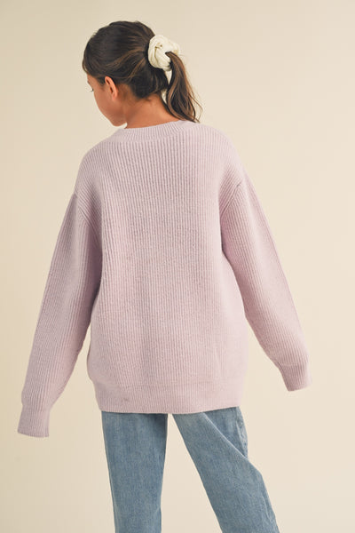 Lavender Crewneck Sweater