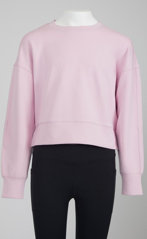 Youth Girls Scuba Zuri Crop Pullover