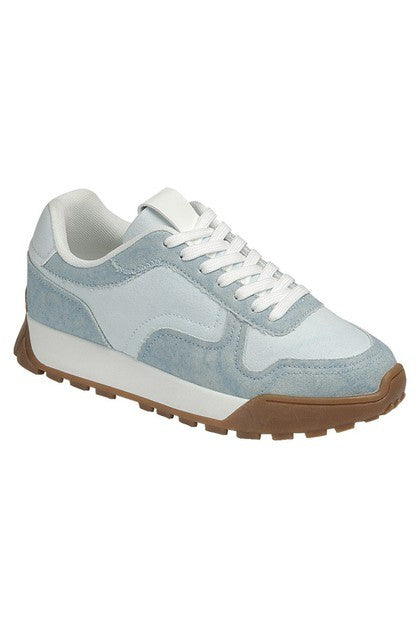 Youth Girls Light Blue Sneaker