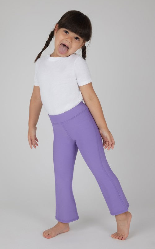 Toddler Girls Rib Everyday Flared Pant Leggings